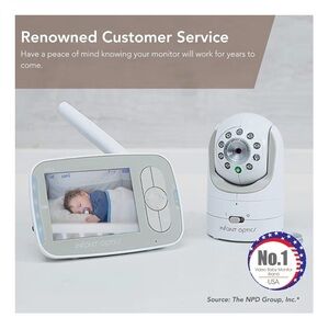 Infant Optics DXR-8 White Video Baby Monitor